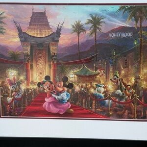 Disney Mickey and Minnie in Hollywood by Thomas Kinkade